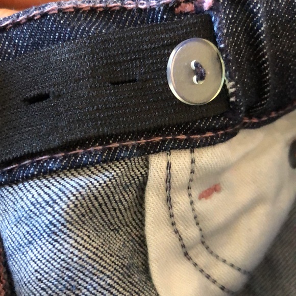 Dry Age Jeans baby james jeans pink crystal bandit Size 4 bling - Picture 10 of 12
